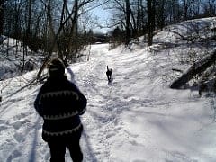 Wednesday: Swim and a snowball fight